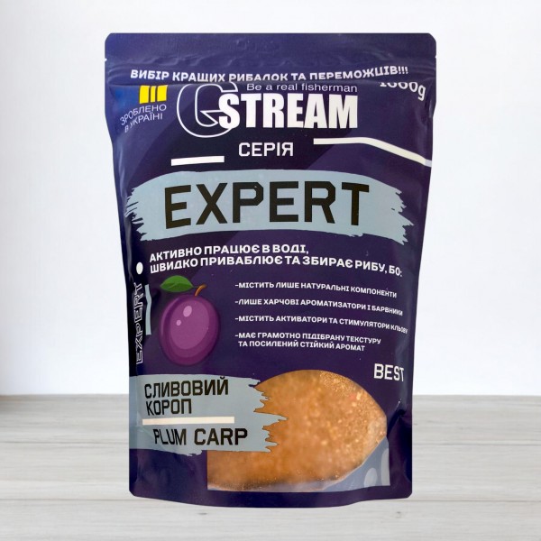 Прикормка G.Stream Expert, 1кг, Сливовий Короп